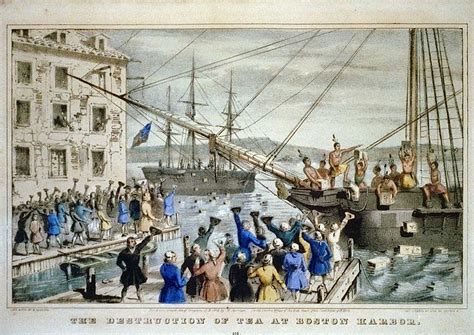 Boston Tea Party; En Aktion mot Skatter och Kolonial Kontroller