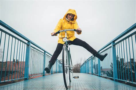 Can You Bike in the Rain? And Why Do Puddles Look Like Portals to Another Dimension?